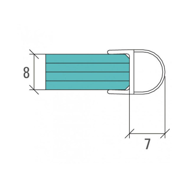 Bain et Douche Joint d'étanchéité avec soufflet