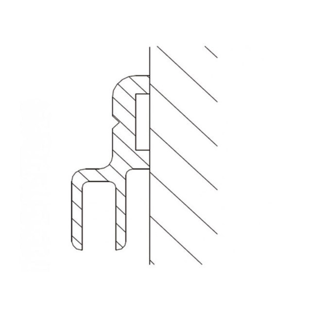 Joints d'étanchéité Support joint magnétique la long de 2 m